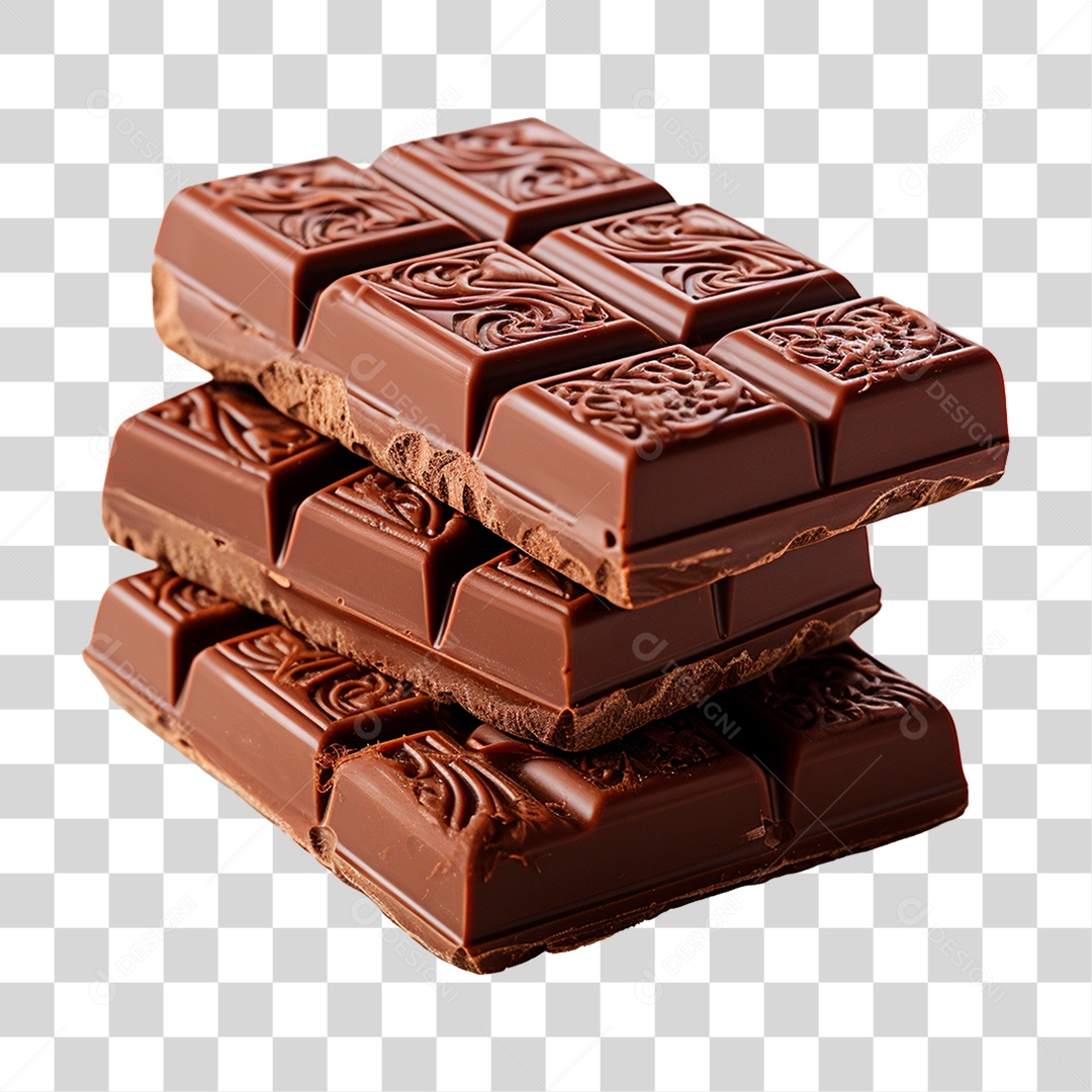 Barras de Chocolate PNG Transparente