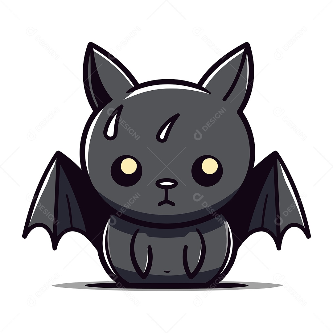 Morcego Desenho Animado Ilustração Vetor EPS