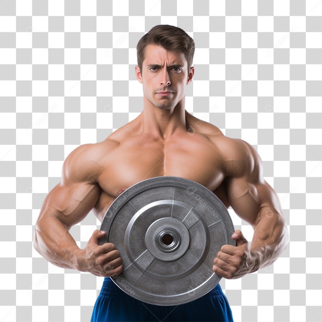 Fisiculturista Musculação PNG Transparente