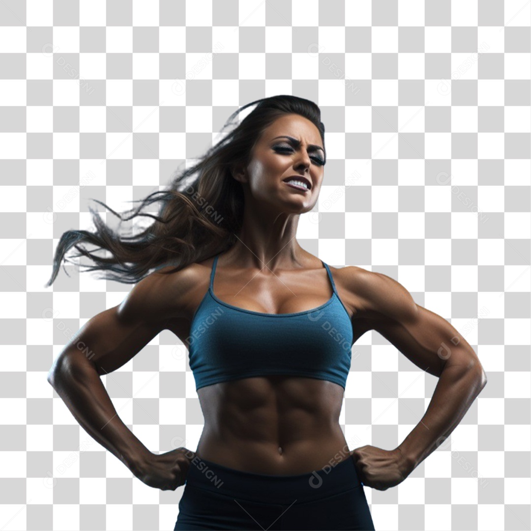 Fisiculturista Musculação PNG Transparente