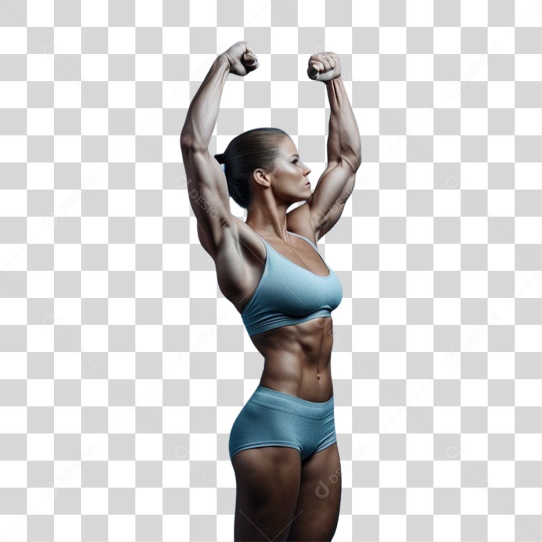 Fisiculturista Musculação PNG Transparente