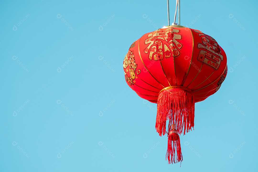 Lanternas vermelhas chinesas