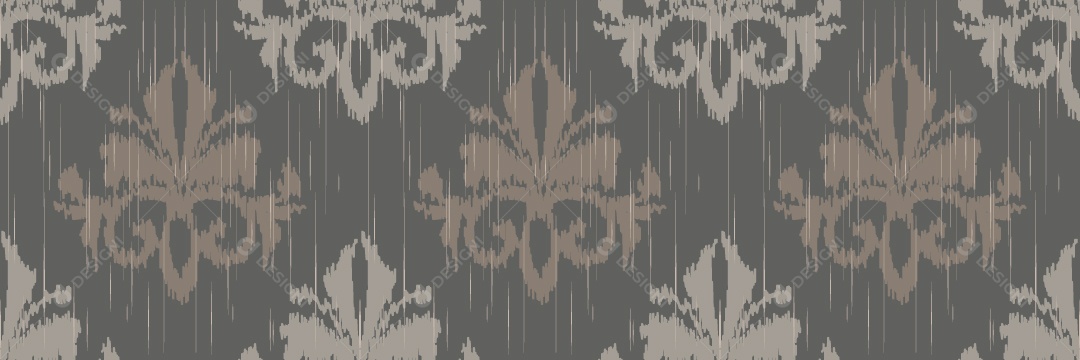 Ilustração Padrão Tribal Tradicional Colorida Vetor EPS