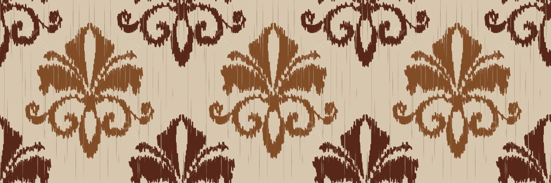 Ilustração Padrão Tribal Tradicional Colorida Vetor EPS