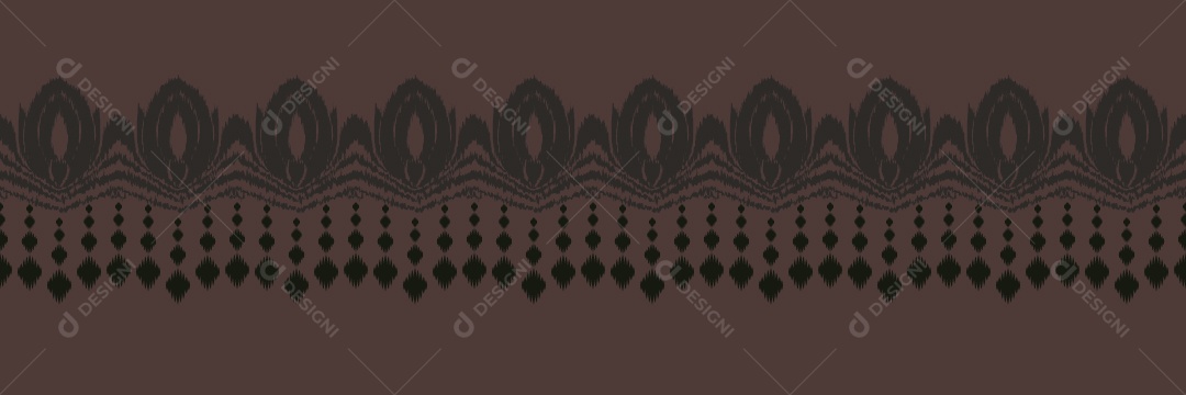 Padrão Tribal Tradicional Ilustração Colorida Vetor EPS