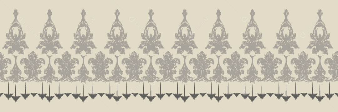 Padrão Tribal Tradicional Ilustração Colorida Vetor EPS