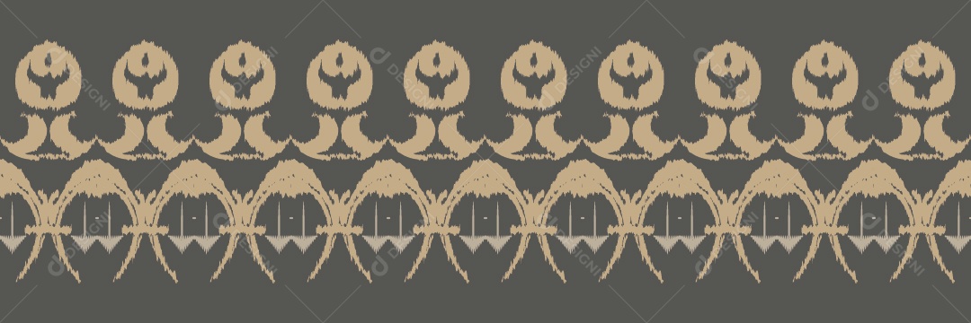 Padrão Tribal Tradicional Ilustração Colorida Vetor EPS