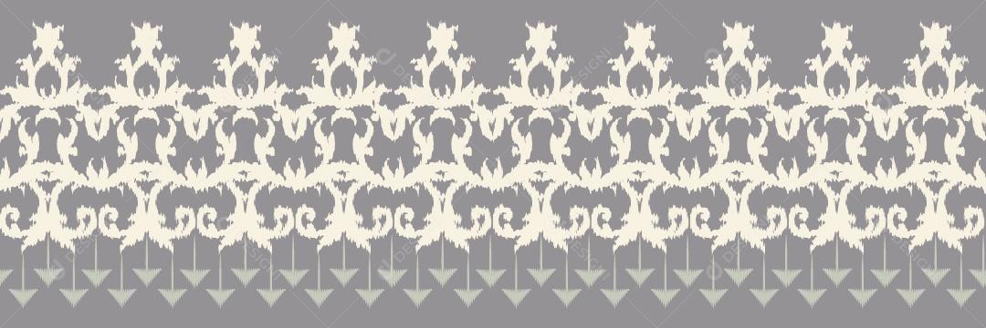 Padrão Tribal Tradicional Ilustração Colorida Vetor EPS