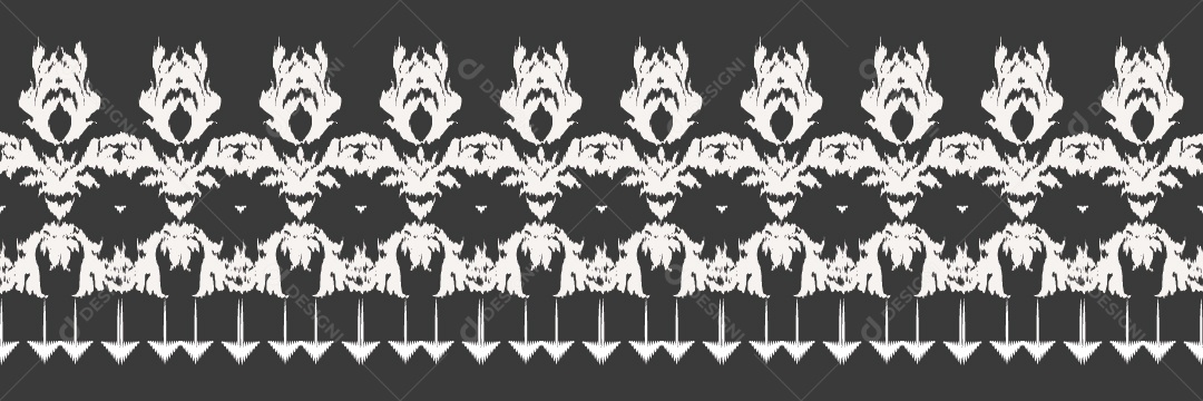 Padrão Tribal Tradicional Ilustração Colorida Vetor EPS