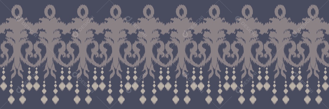 Padrão Tribal Tradicional Ilustração Colorida Vetor EPS