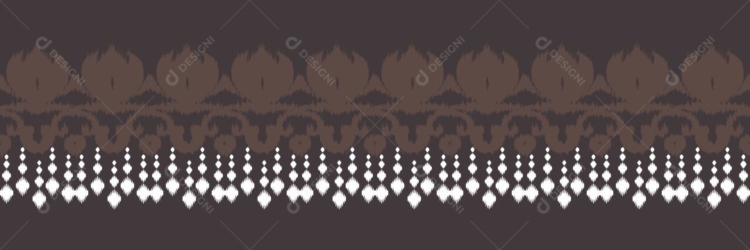 Padrão Tribal Tradicional Ilustração Colorida Vetor EPS