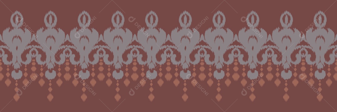 Padrão Tribal Tradicional Ilustração Colorida Vetor EPS