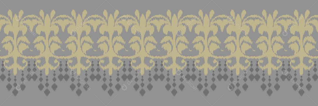 Padrão Tribal Tradicional Ilustração Colorida Vetor EPS