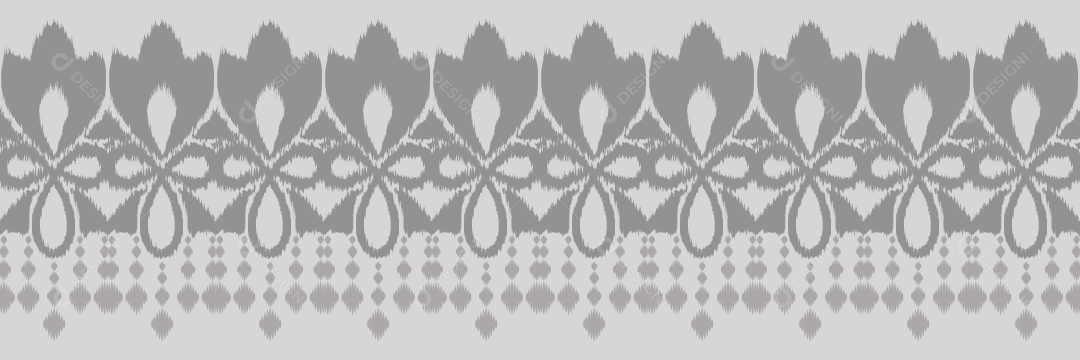 Padrão Tribal Tradicional Ilustração Colorida Vetor EPS