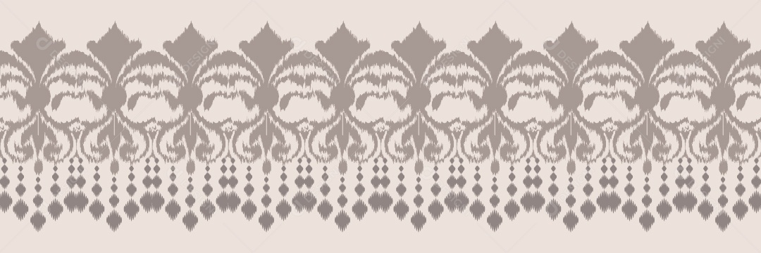 Padrão Tribal Tradicional Ilustração Colorida Vetor EPS