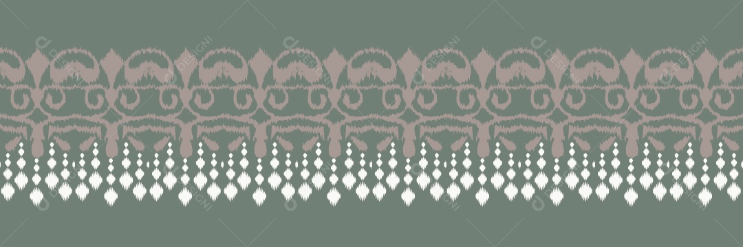 Padrão Tribal Tradicional Ilustração Colorida Vetor EPS