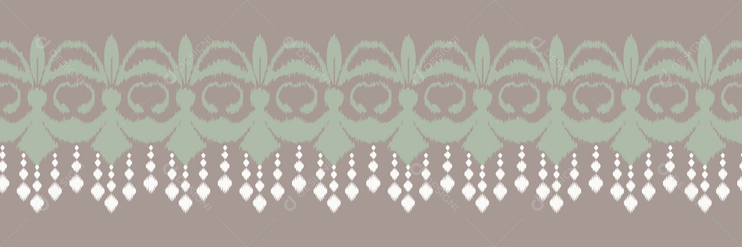 Padrão Tribal Tradicional Ilustração Colorida Vetor EPS