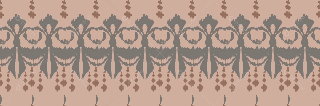 Padrão Tribal Tradicional Ilustração Colorida Vetor EPS