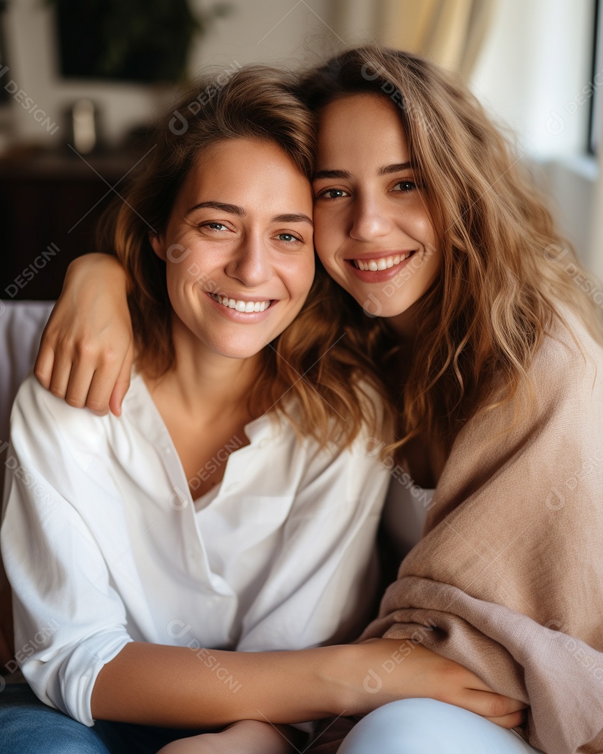 Casal de mulher homossexual