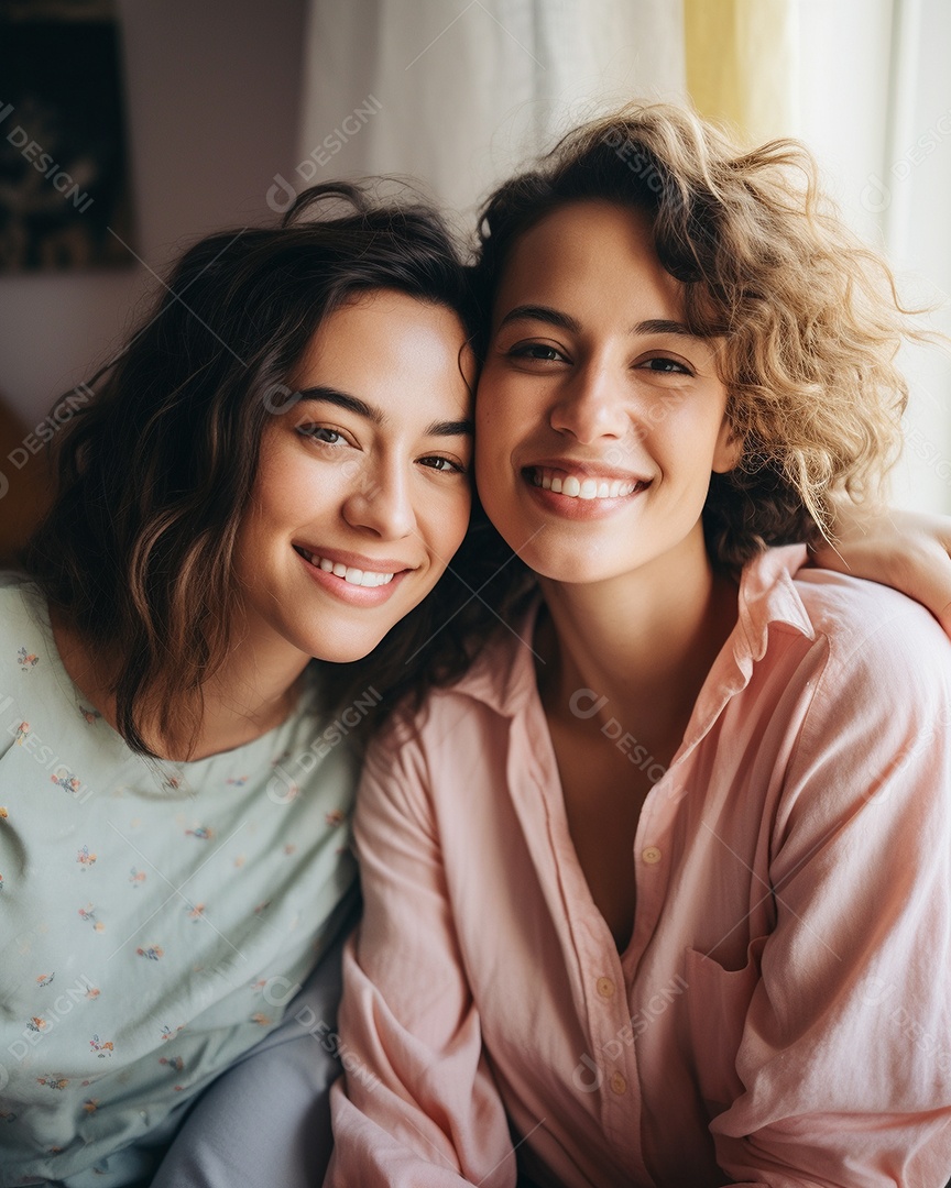 Casal de mulher homossexual