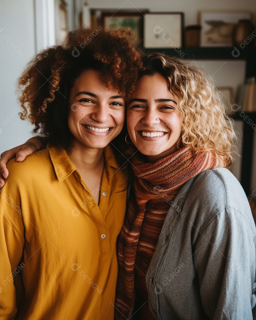 Casal de mulher homossexual