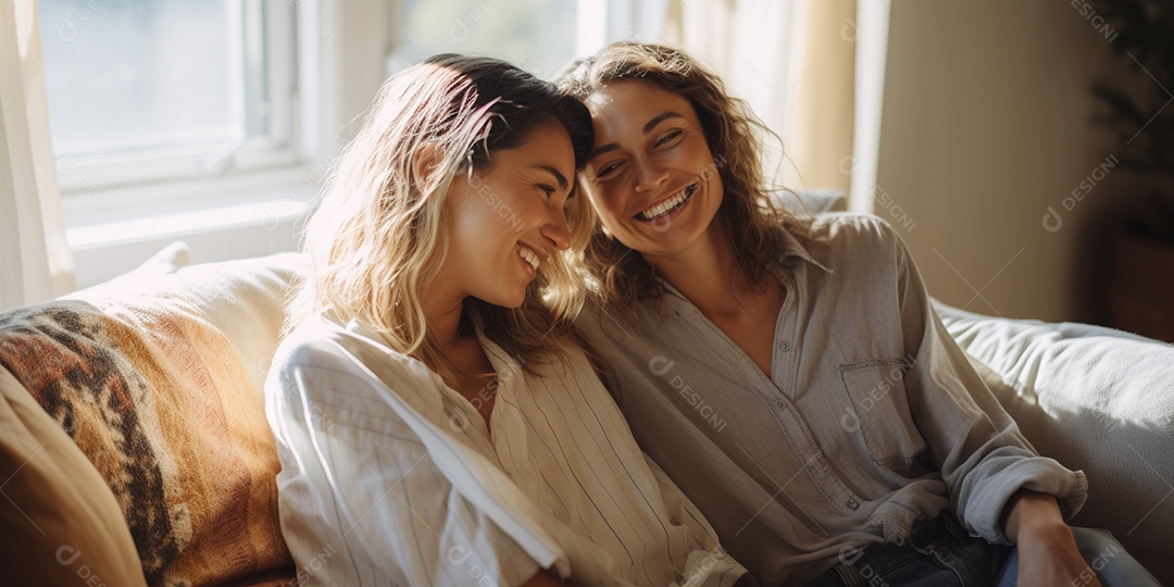 Casal de mulher homossexual