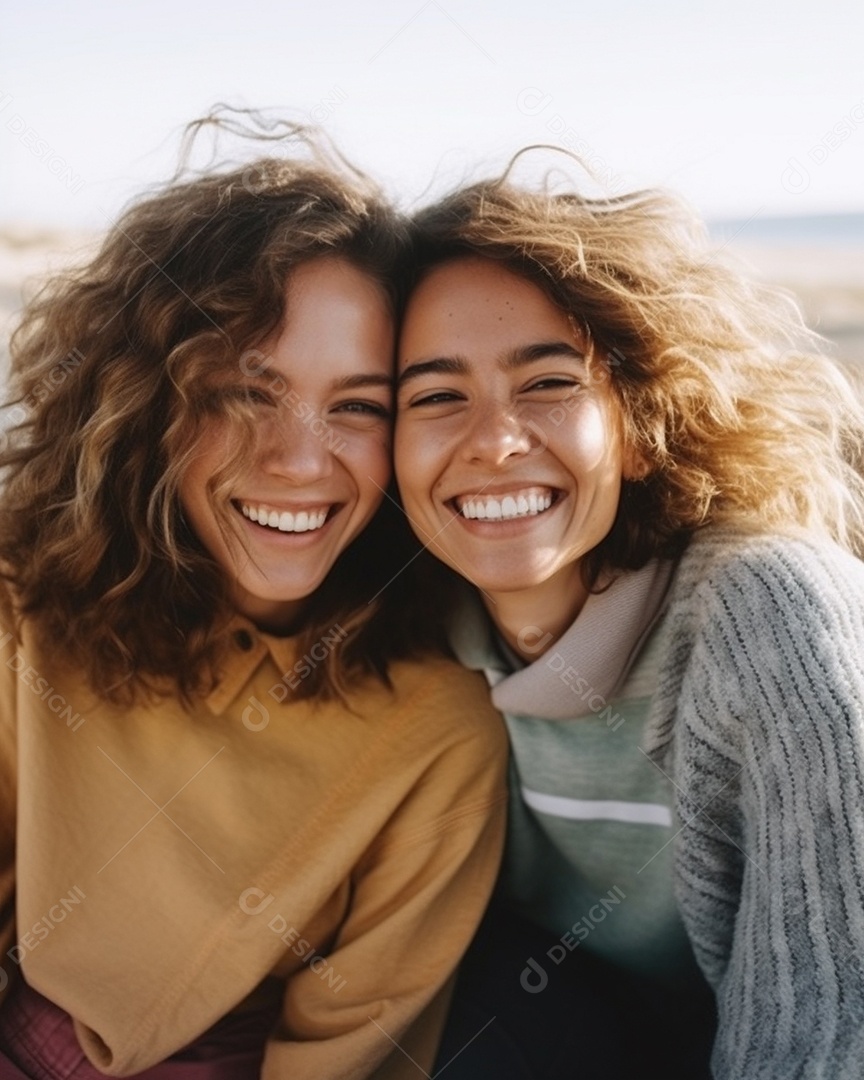 Casal de mulher homossexual