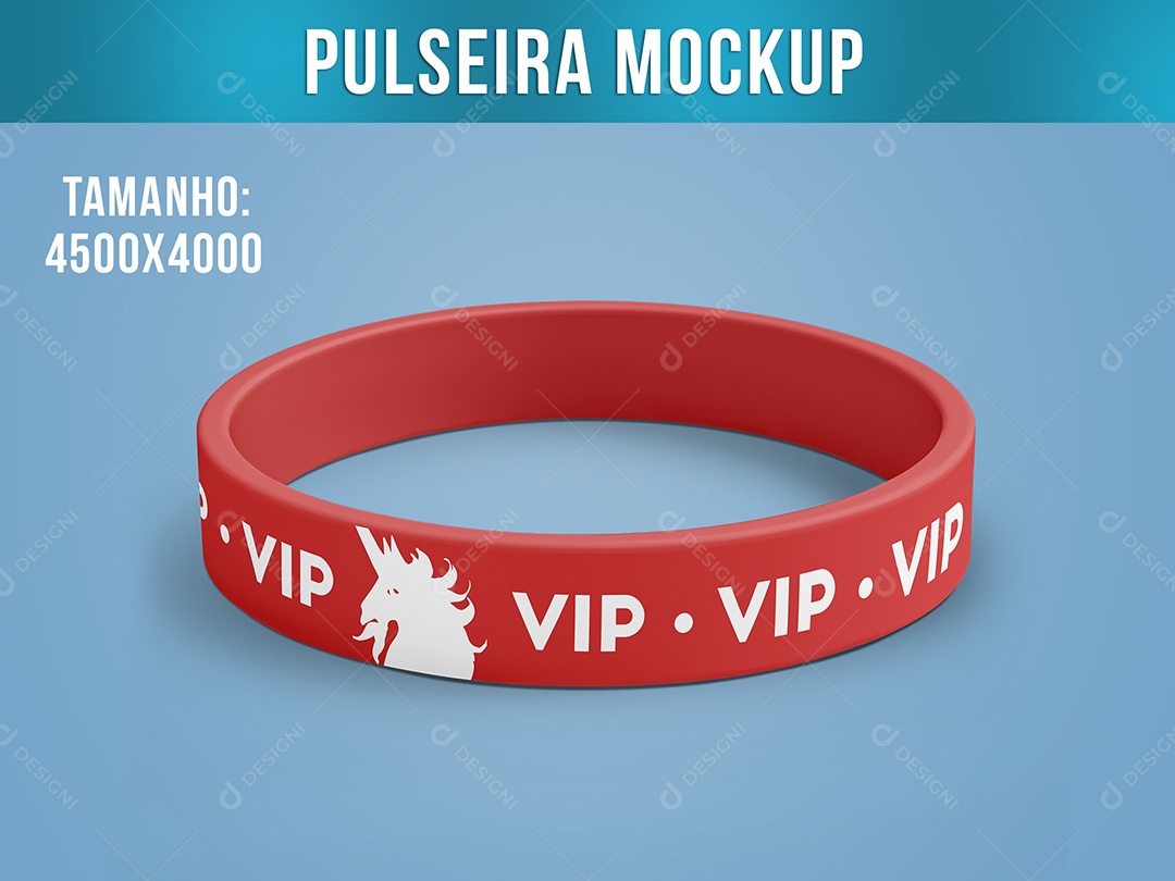 Mockup Pulseira PSD Editável