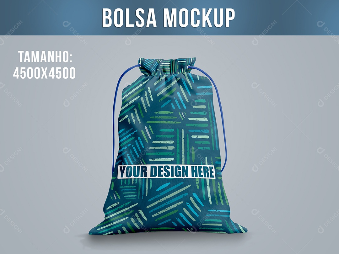 Bolsa Mockup PSD Editável