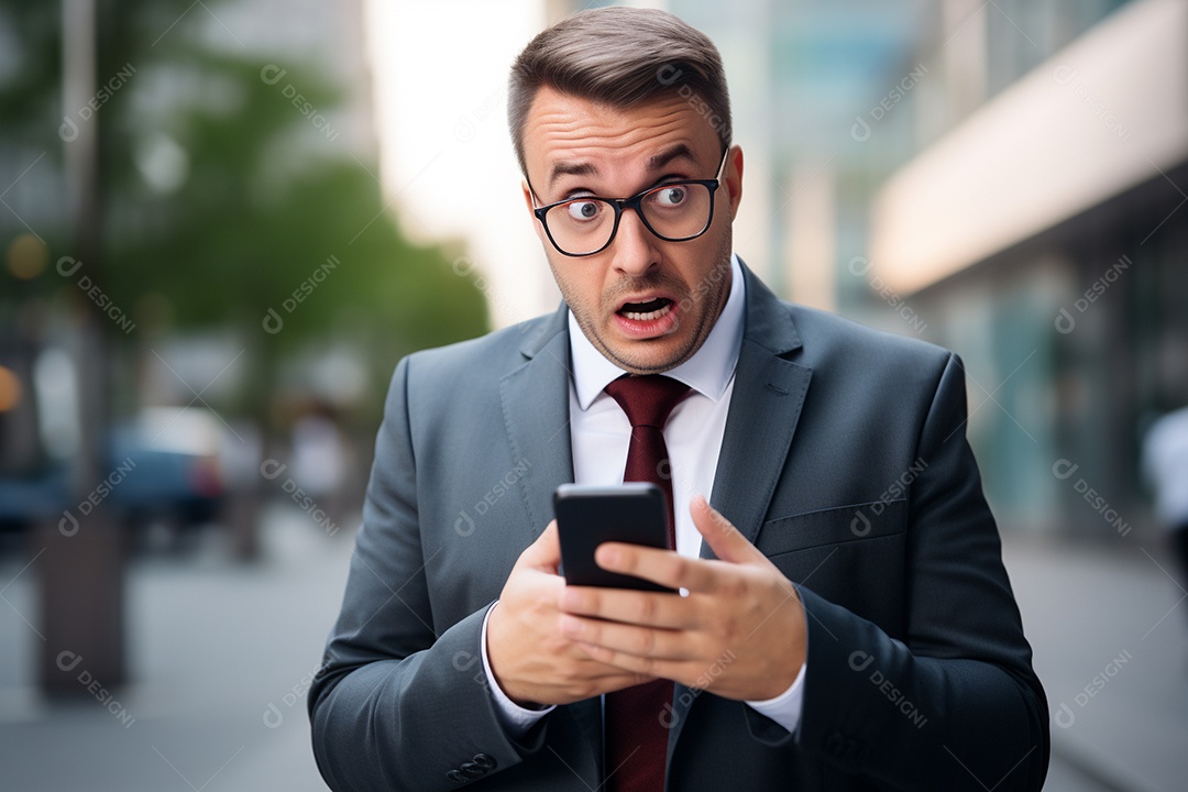 Um empresário chocado