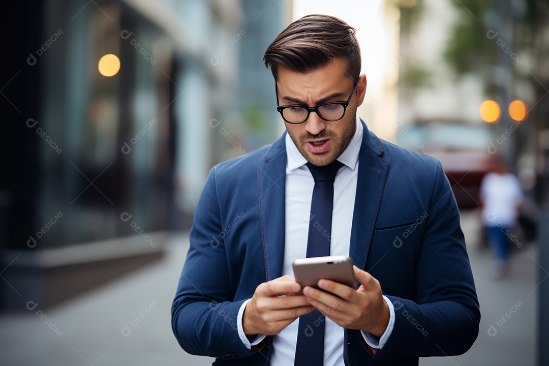 Um empresário chocado