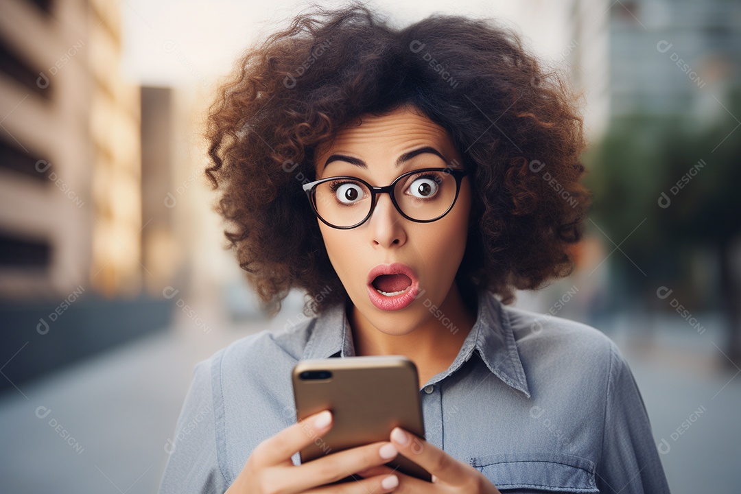 Uma empresária chocada