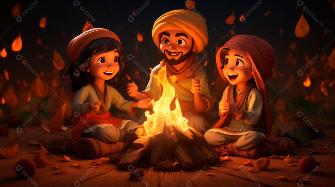 Festival Indiano de Lohri, Festival de Inverno Local de Punjabi.