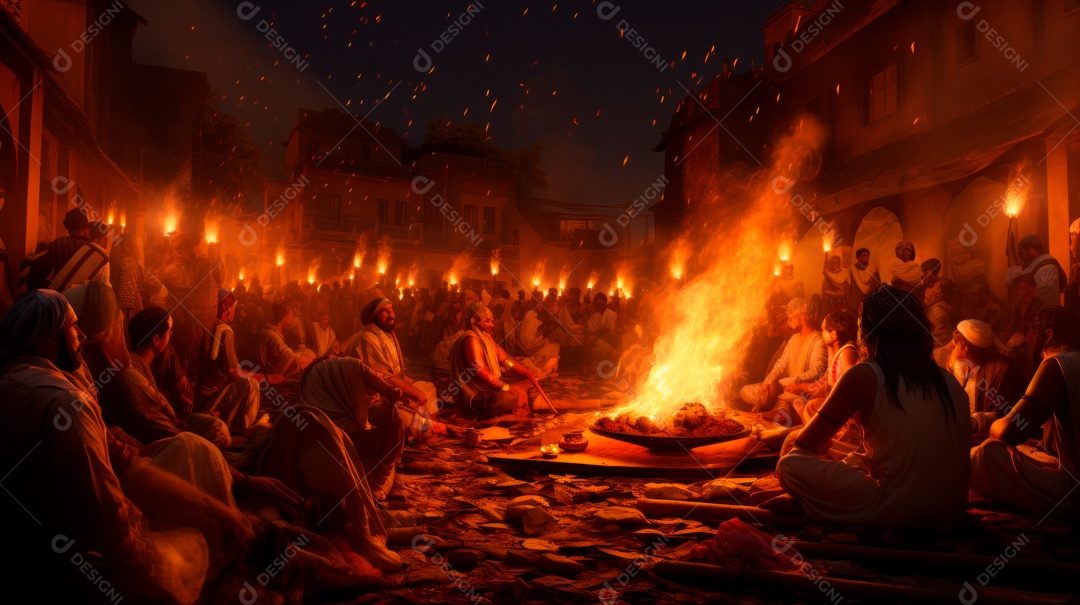 Festival Indiano de Lohri, Festival de Inverno Local de Punjabi, 13 de janeiro.