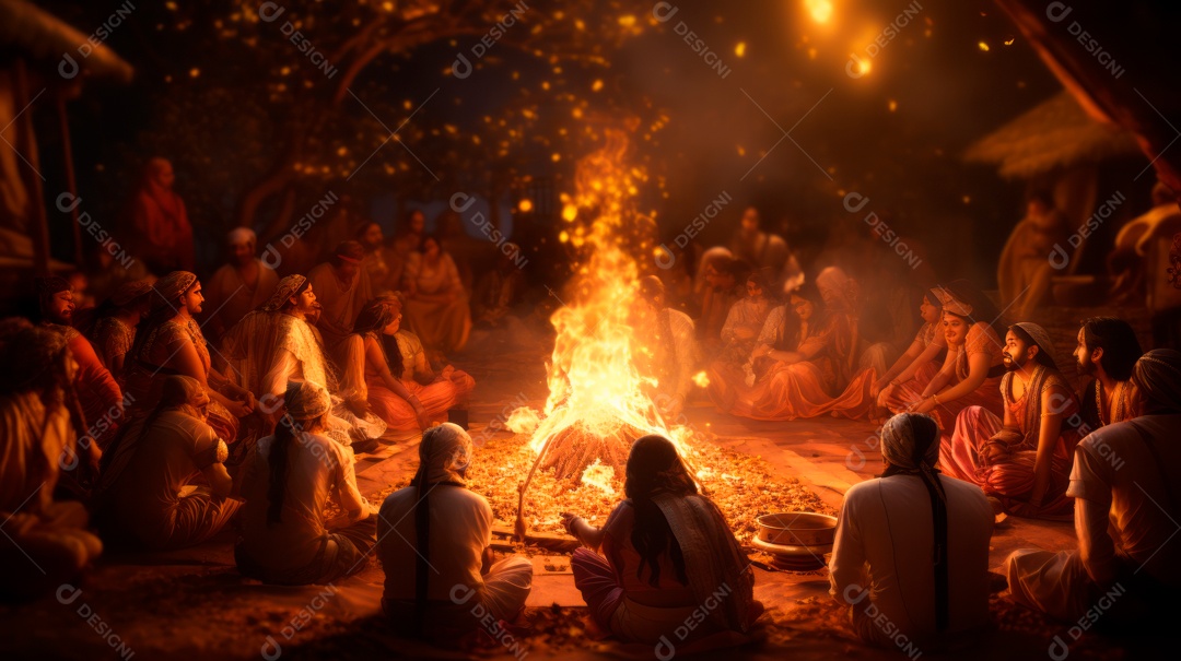 Festival Indiano de Lohri, Festival de Inverno Local de Punjabi, 13 de janeiro.