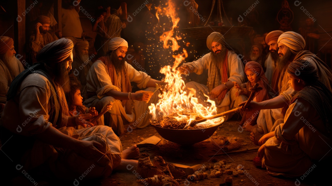 Festival Indiano de Lohri, Festival de Inverno Local de Punjabi, 13 de janeiro.