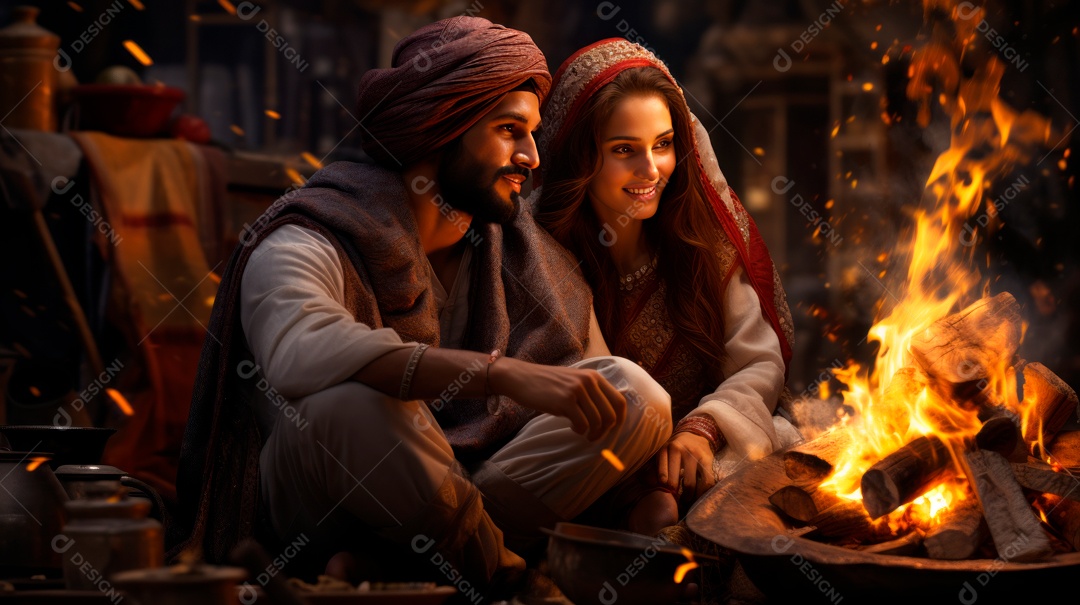 Festival Indiano de Lohri, Festival de Inverno Local de Punjabi, 13 de janeiro.