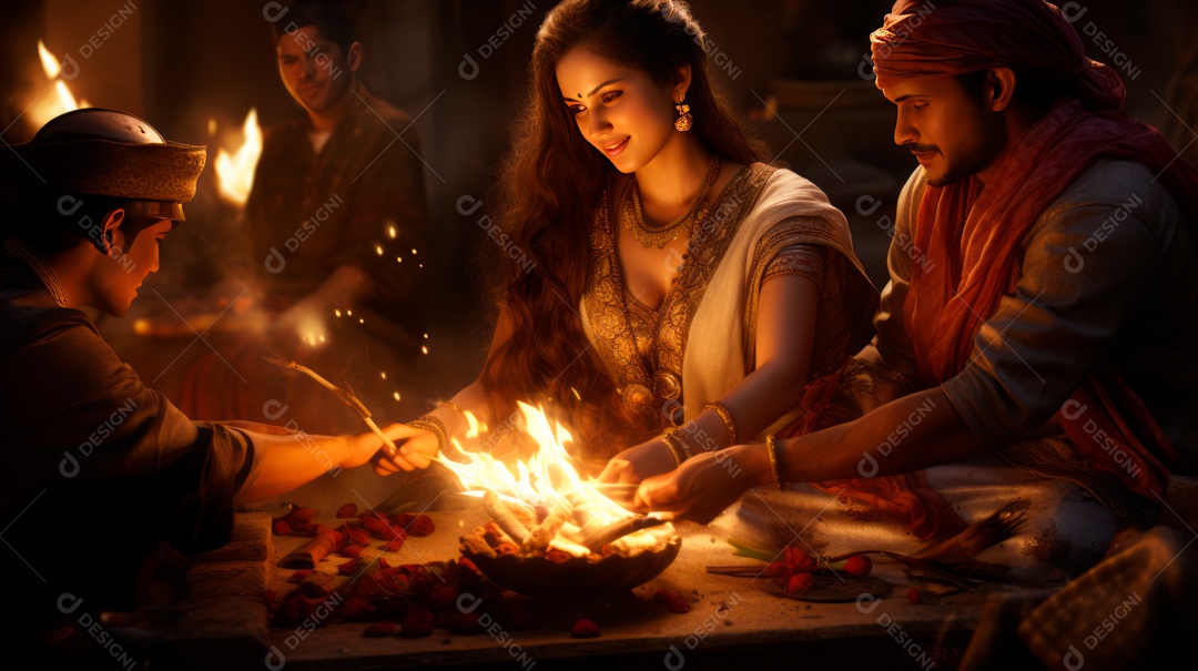 Festival Indiano de Lohri, Festival de Inverno Local de Punjabi, 13 de janeiro.