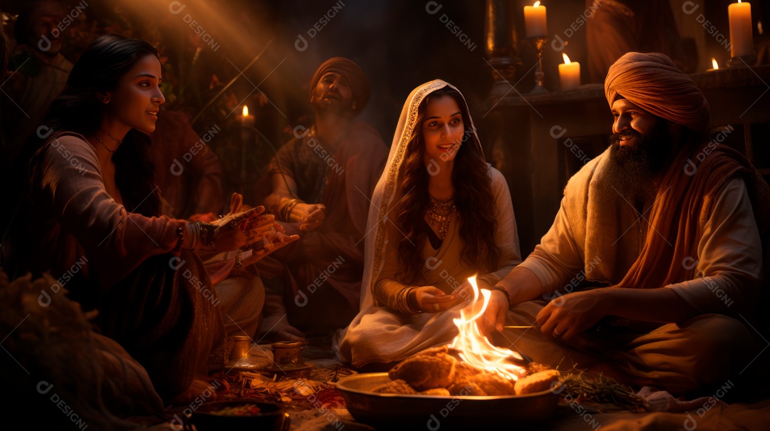 Festival Indiano de Lohri, Festival de Inverno Local de Punjabi, 13 de janeiro.