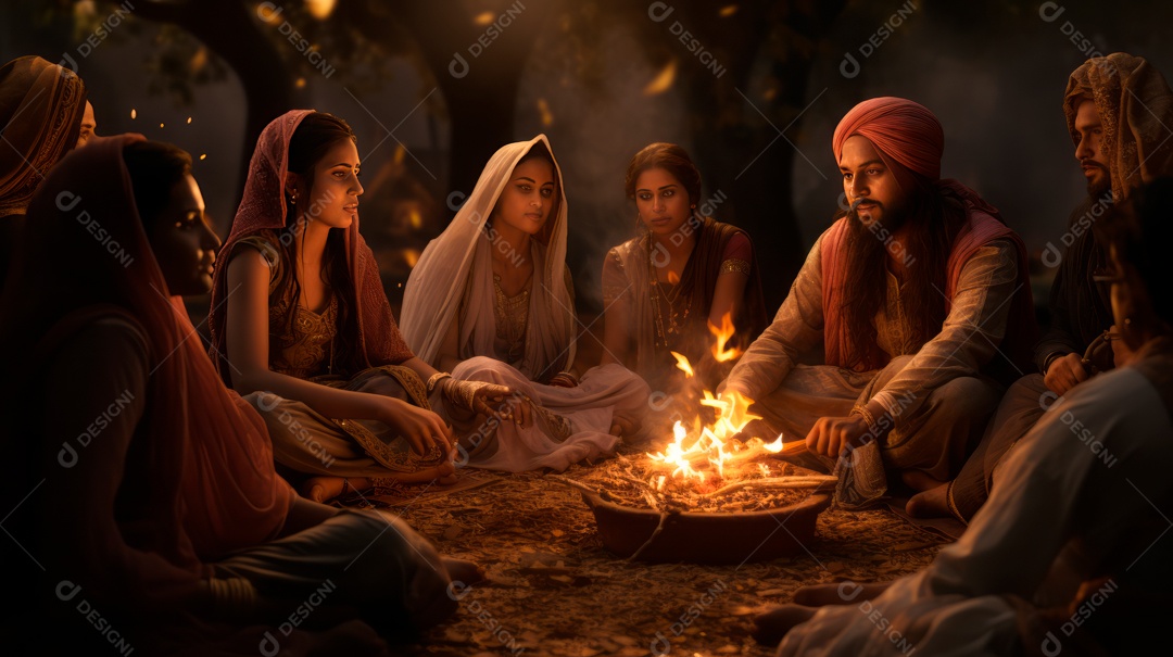 Festival Indiano de Lohri, Festival de Inverno Local de Punjabi, 13 de janeiro.