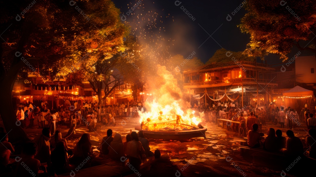 Festival Indiano de Lohri, Festival de Inverno Local de Punjabi, 13 de janeiro.