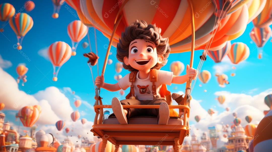 Dia Nacional da Criança 12 de outubro estilo desenho.