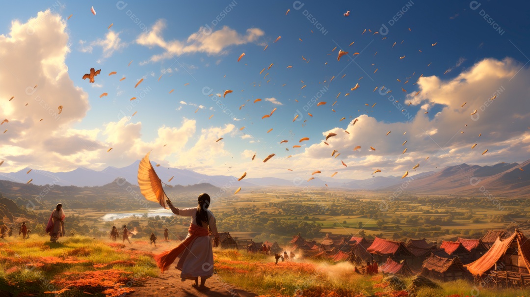 Festival indiano Makar Sankranti, festival do calendário hindu em homenagem a Surya. 15 de janeiro.