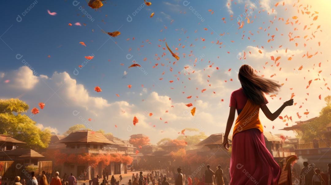 Festival indiano Makar Sankranti, festival do calendário hindu em homenagem a Surya. 15 de janeiro.
