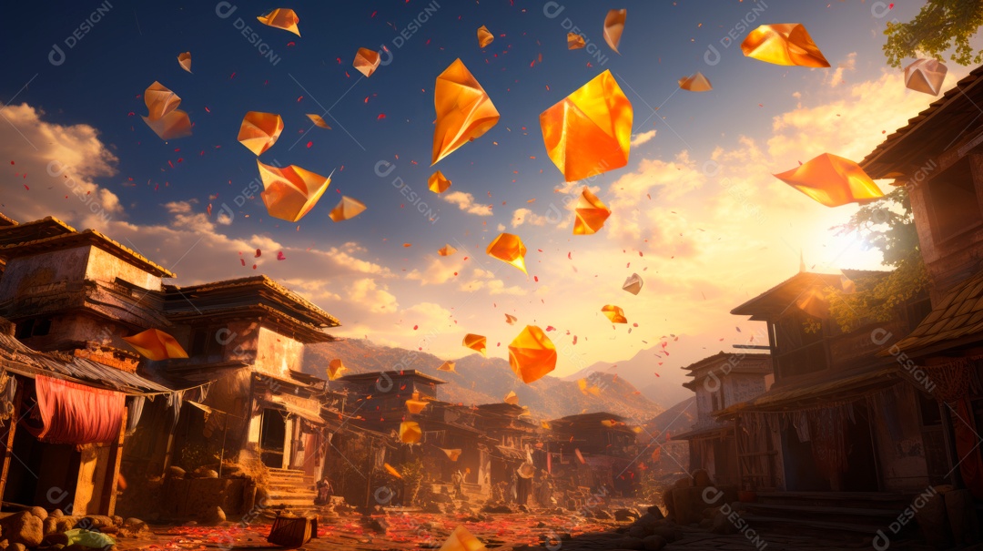 Festival indiano Makar Sankranti, festival do calendário hindu em homenagem a Surya. 15 de janeiro.