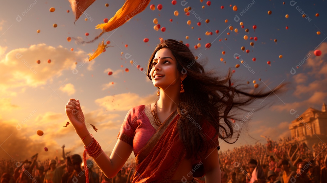 Festival indiano Makar Sankranti, festival do calendário hindu em homenagem a Surya. 15 de janeiro.