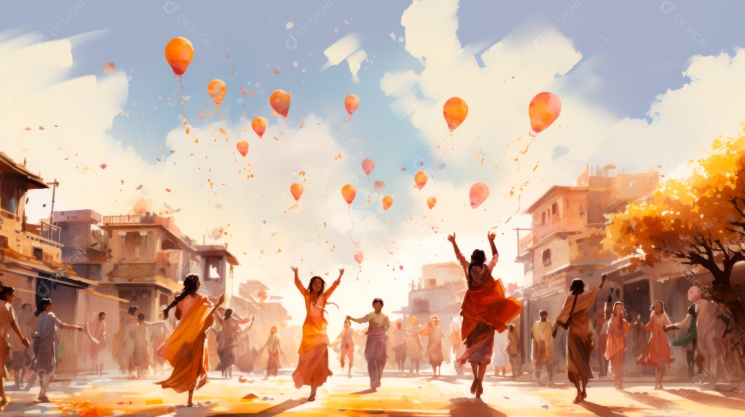 Festival indiano Makar Sankranti, festival do calendário hindu em homenagem a Surya. 15 de janeiro.