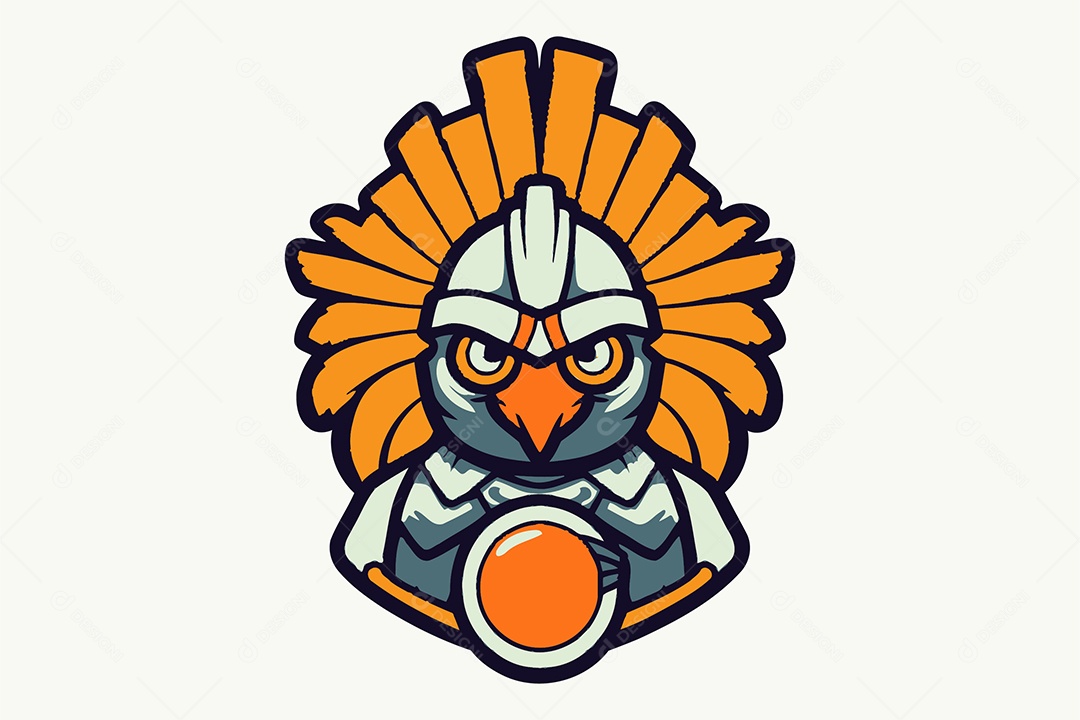 Mascote Ilustração Vetor EPS + AI