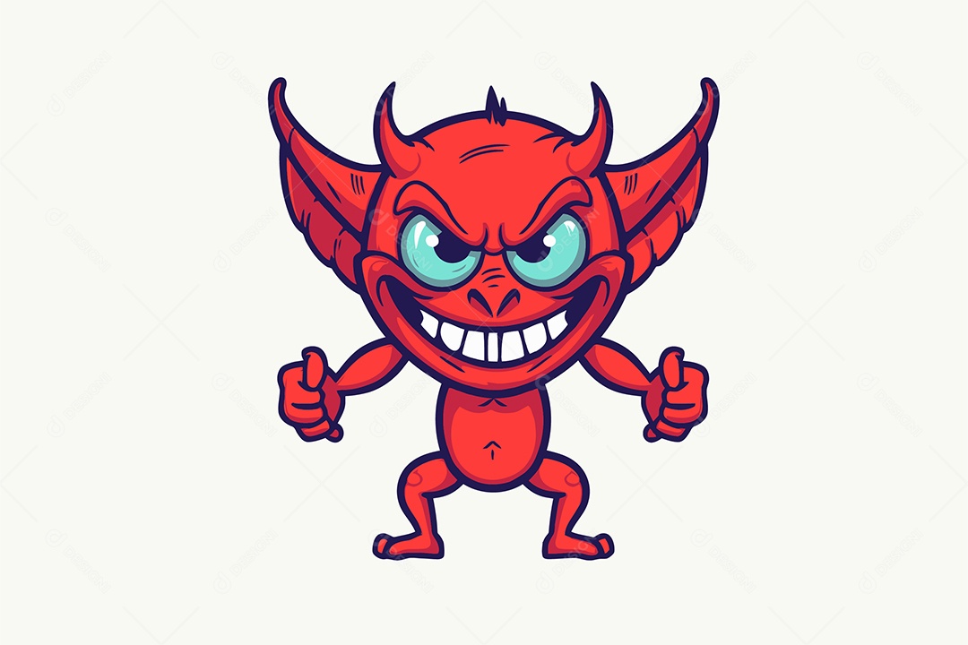 Mascote Ilustração Vetor EPS + AI