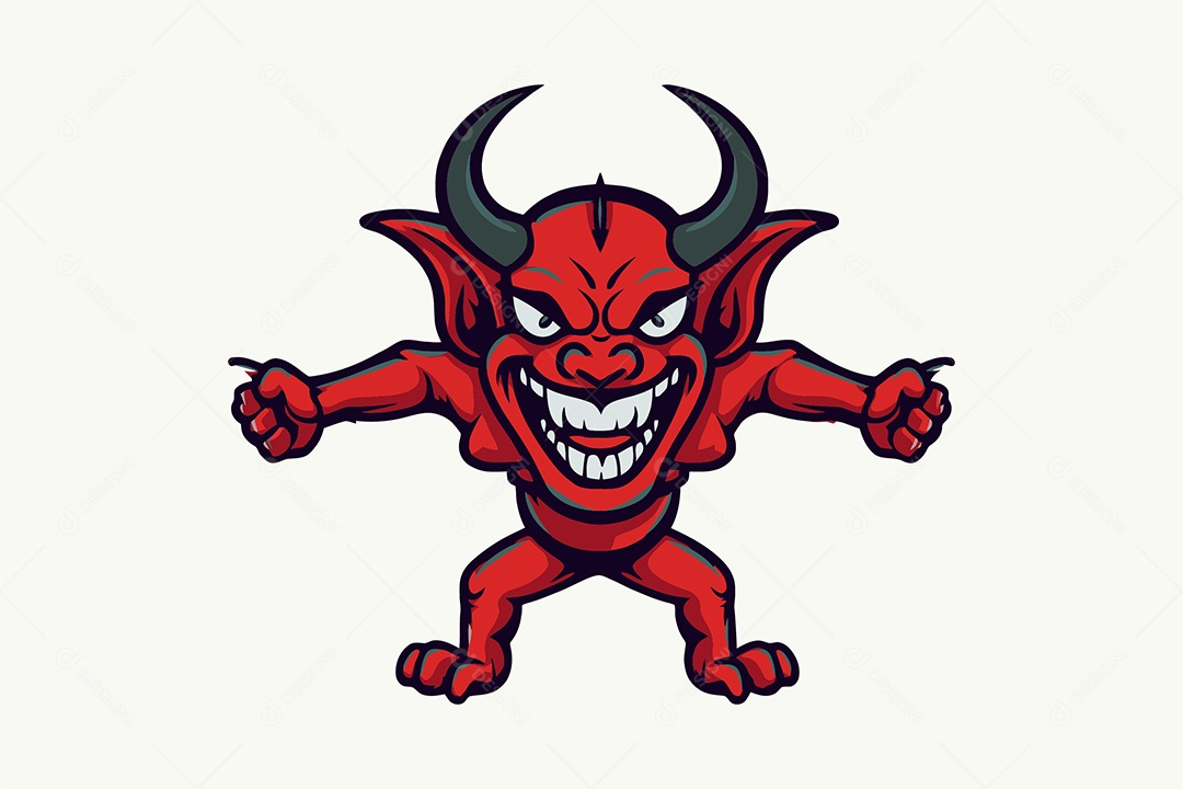 Mascote Ilustração Vetor EPS + AI